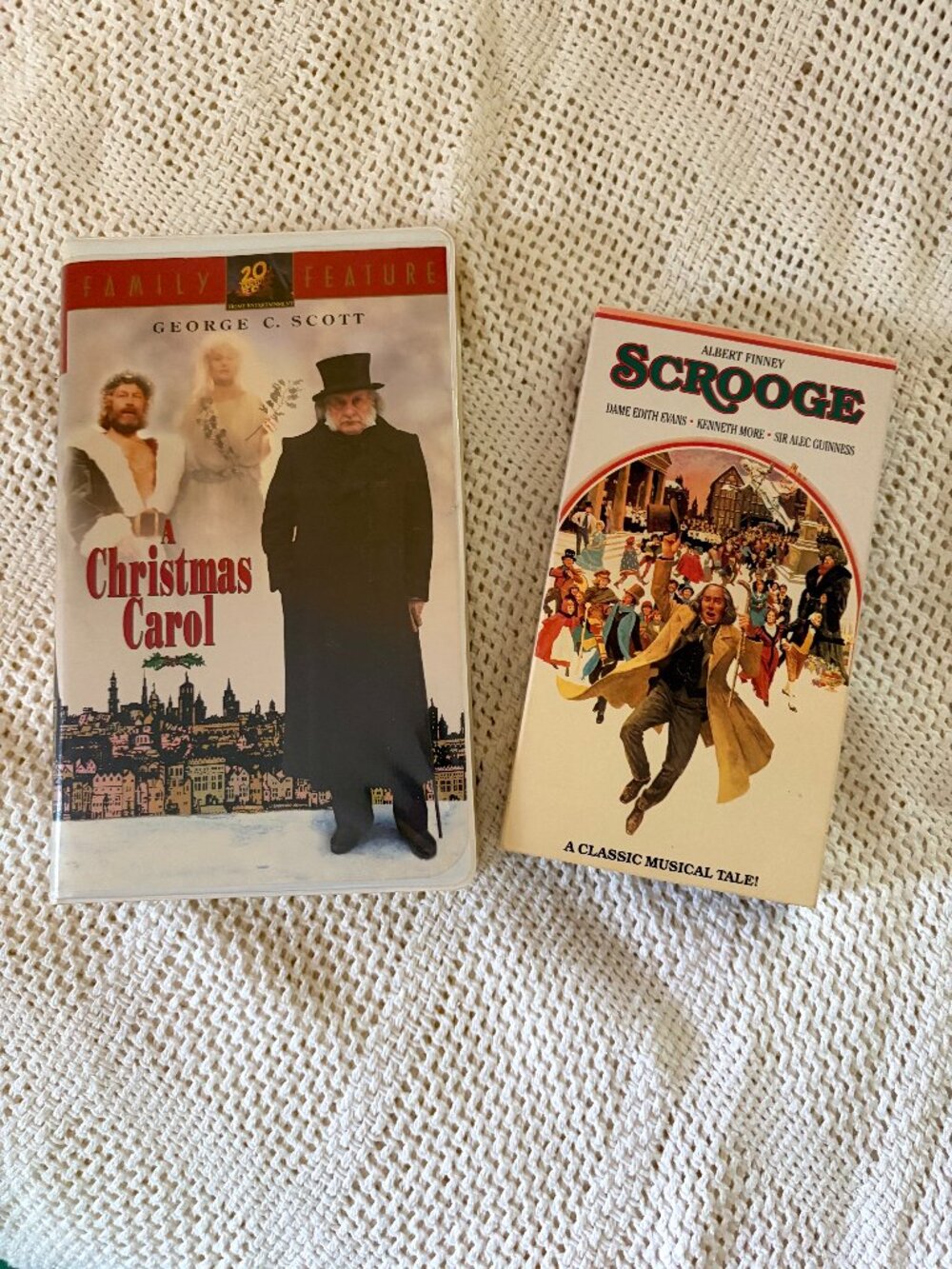 A Christmas Carol (1984) and Scrooge (1970) VHS